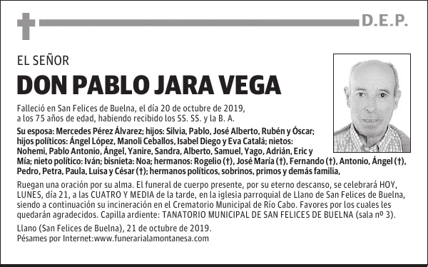 DON PABLO JARA VEGA