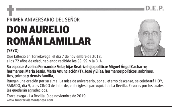 DON AURELIO ROMÁN LAMILLAR