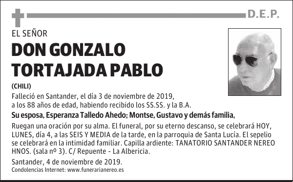 DON GONZALO TORTAJADA PABLO