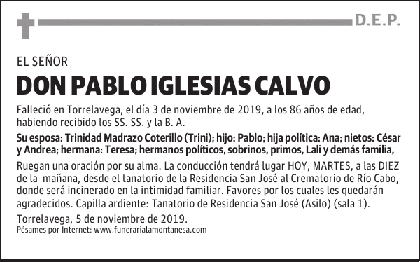 DON PABLO IGLESIAS CALVO
