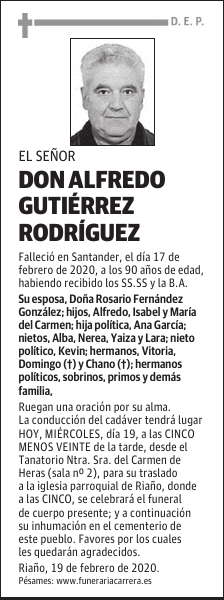 DON ALFREDO GUTIÉRREZ RODRÍGUEZ