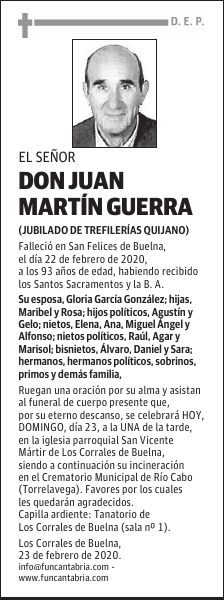 DON JUAN MARTÍN GUERRA