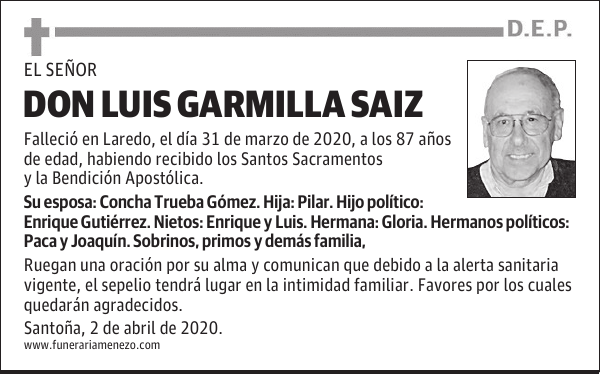 DON LUIS GARMILLA SAIZ