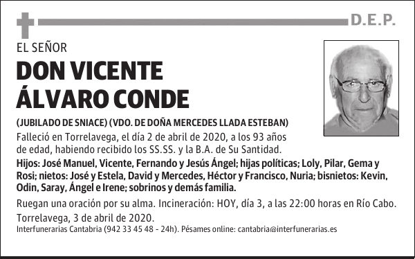 DON VICENTE ÁLVARO CONDE