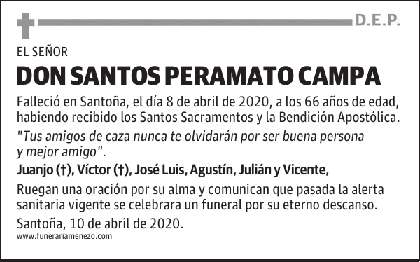 DON SANTOS PERAMATO CAMPA