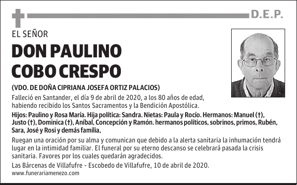 DON PAULINO COBO CRESPO