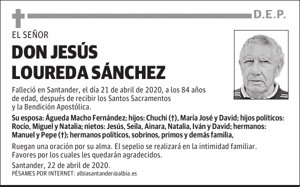 DON JESÚS LOUREDA SÁNCHEZ