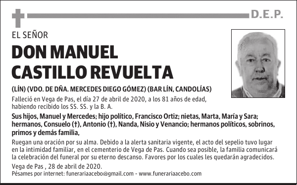 DON MANUEL CASTILLO REVUELTA