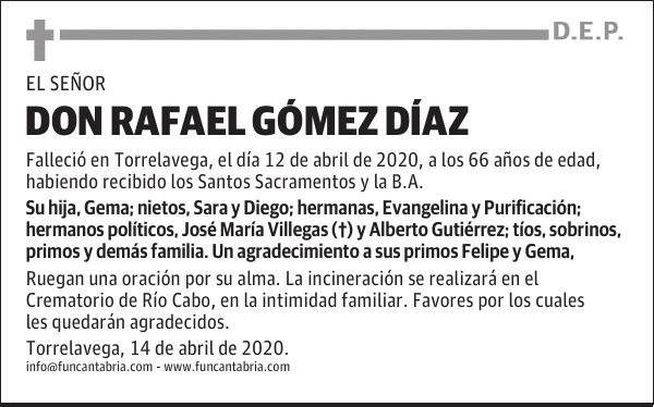 DON RAFAEL GÓMEZ DÍAZ