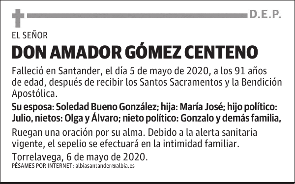 DON AMADOR GÓMEZ CENTENO
