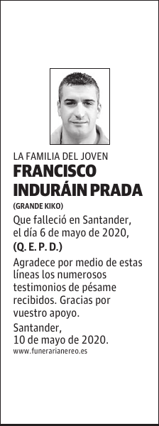 FRANCISCO INDURÁIN PRADA