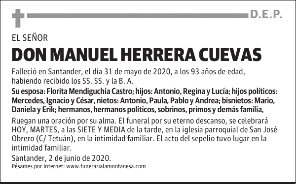 DON MANUEL HERRERA CUEVAS