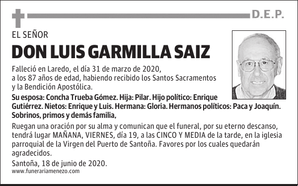 DON LUIS GARMILLA SAIZ