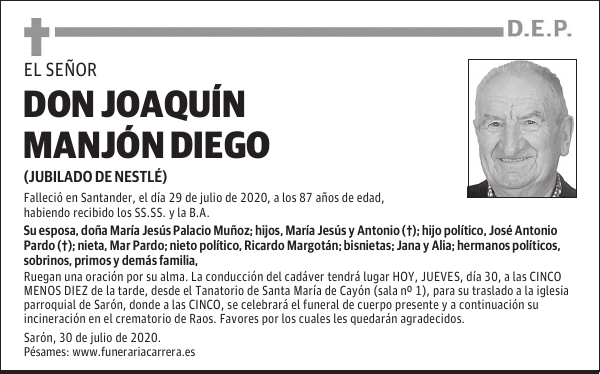DON JOAQUÍN MANJÓN DIEGO