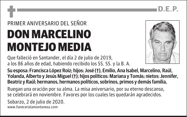 DON MARCELINO MONTEJO MEDIA
