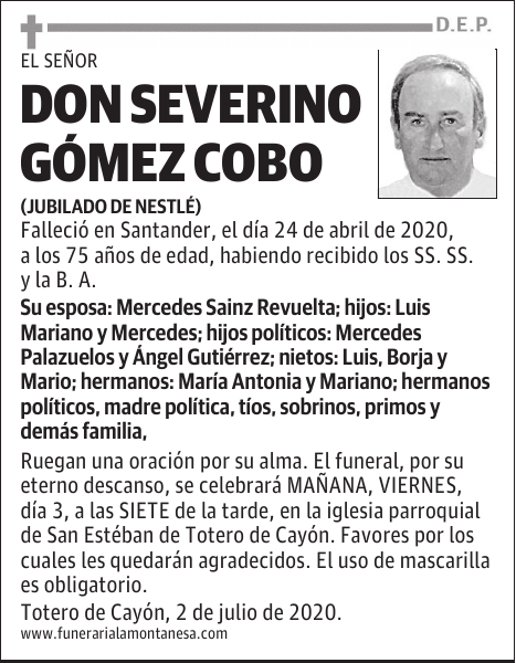 DON SEVERINO GÓMEZ COBO