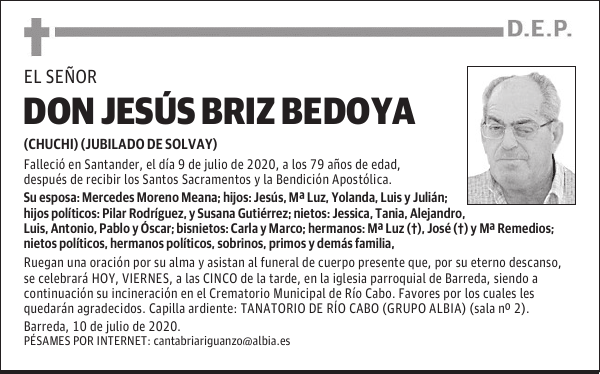 DON JESÚS BRIZ BEDOYA