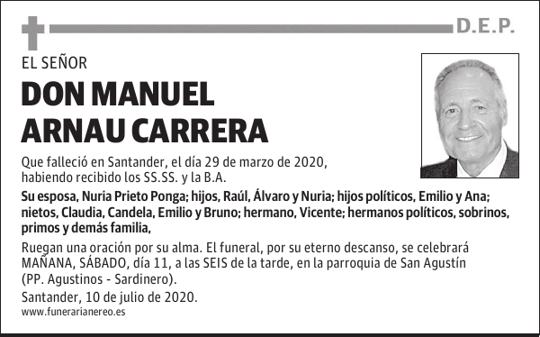 DON MANUEL ARNAU CARRERA