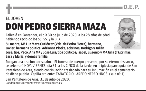 DON PEDRO SIERRA MAZA