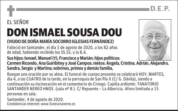 DON ISMAEL SOUSA DOU