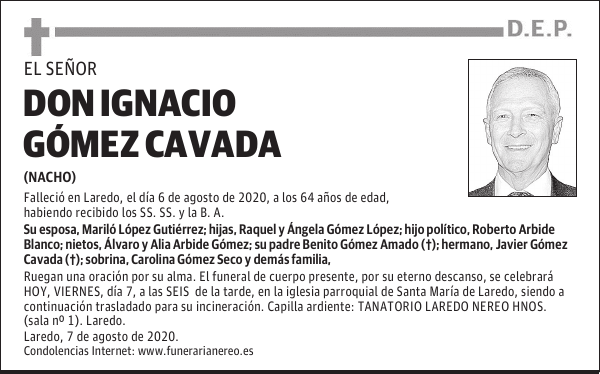 DON IGNACIO GÓMEZ CAVADA