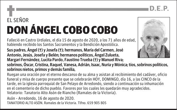 DON ÁNGEL COBO COBO