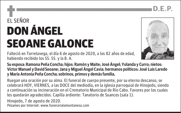 DON ÁNGEL SEOANE GALONCE