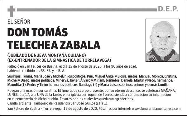 DON TOMÁS TELECHEA ZABALA