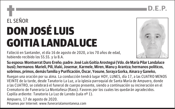 DON JOSÉ LUIS GOITIA LANDALUCE