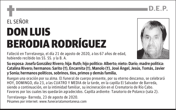 DON LUIS BERODIA RODRÍGUEZ