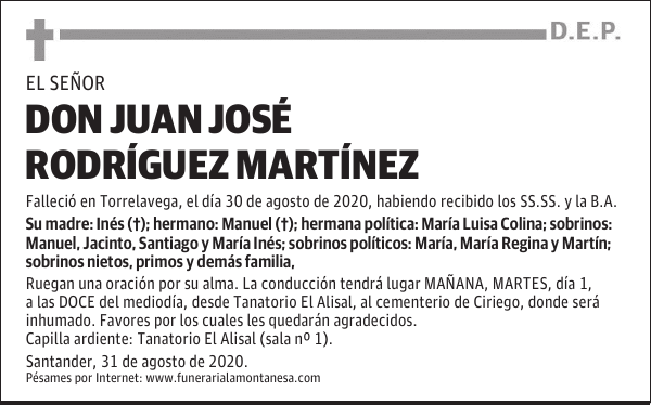 DON JUAN JOSÉ RODRÍGUEZ MARTÍNEZ