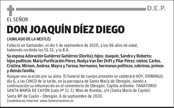 DON JOAQUÍN DÍEZ DIEGO