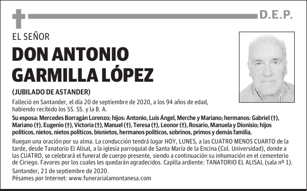 DON ANTONIO GARMILLA LÓPEZ