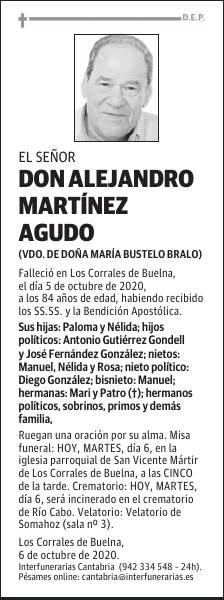 DON ALEJANDRO MARTÍNEZ AGUDO