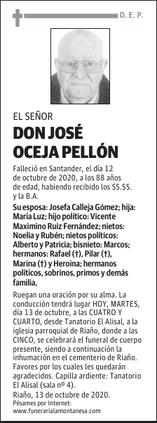 DON JOSÉ OCEJA PELLÓN