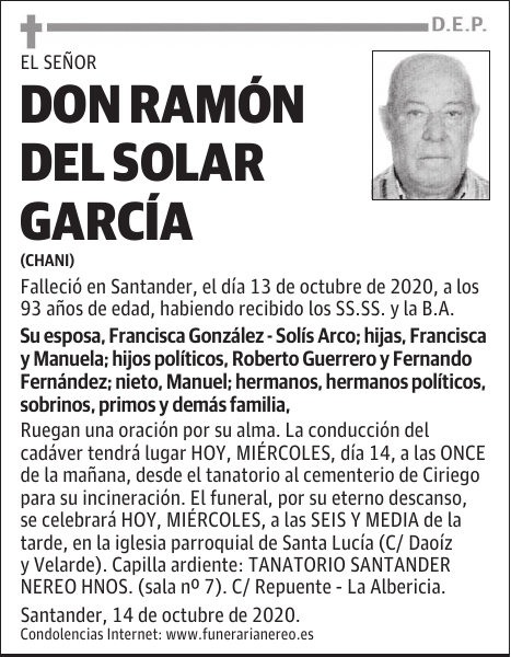 DON RAMÓN DEL SOLAR GARCÍA