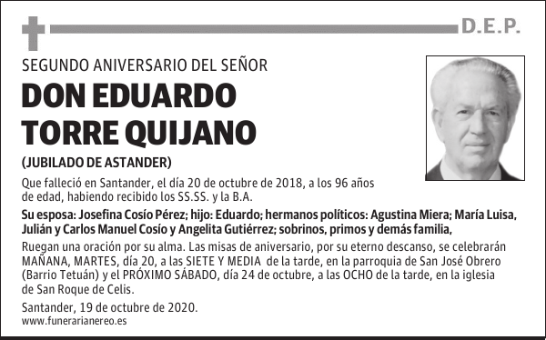 DON EDUARDO TORRE QUIJANO