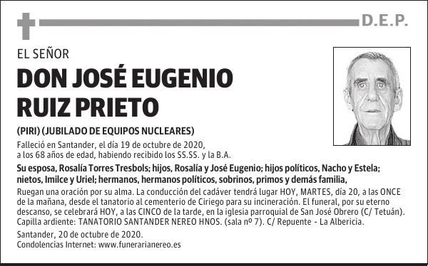 DON JOSÉ EUGENIO RUIZ PRIETO