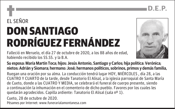 DON SANTIAGO RODRÍGUEZ FERNÁNDEZ