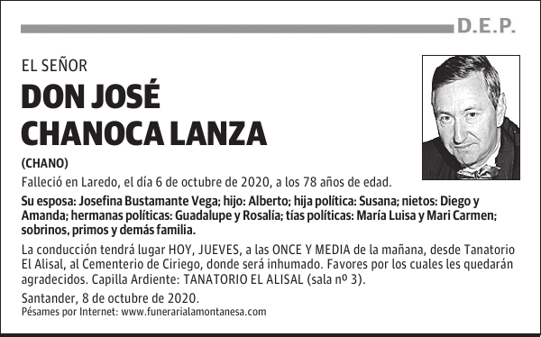 DON JOSÉ CHANOCA LANZA