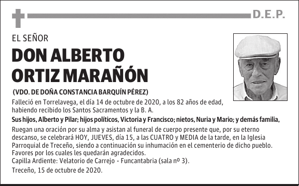 Don Alberto Ortiz Marañón