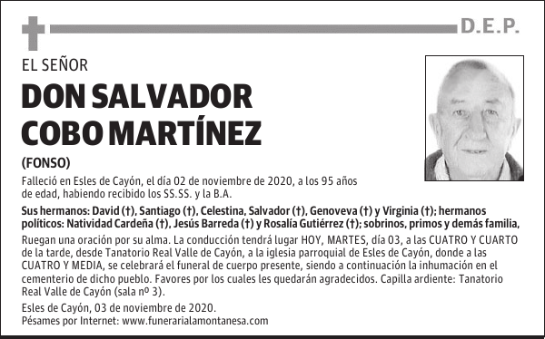 DON SALVADOR COBO MARTÍNEZ