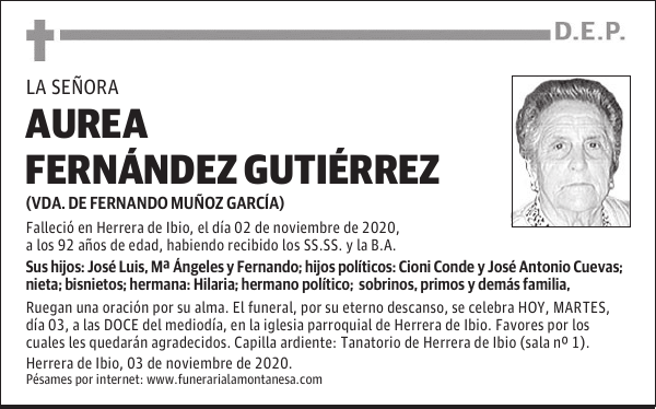 AUREA FERNÁNDEZ GUTIÉRREZ