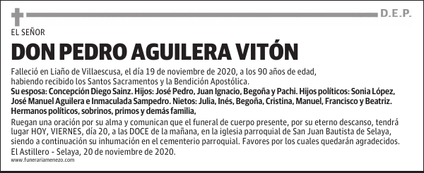 DON PEDRO AGUILERA VITÓN