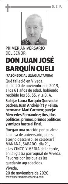DON JUAN JOSÉ BARQUÍN CUELI