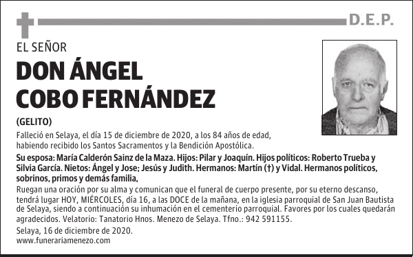 DON ÁNGEL COBO FERNÁNDEZ