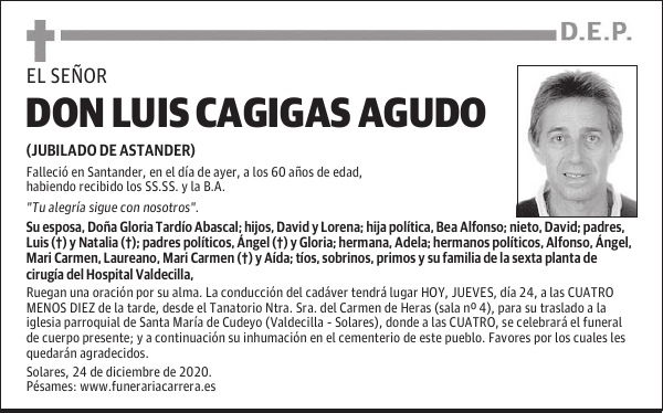 DON LUIS CAGIGAS AGUDO