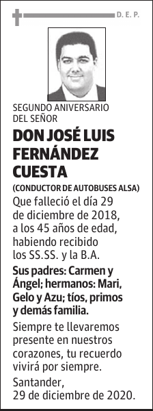 DON JOSÉ LUIS FERNÁNDEZ CUESTA
