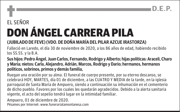 DON ÁNGEL CARRERA PILA