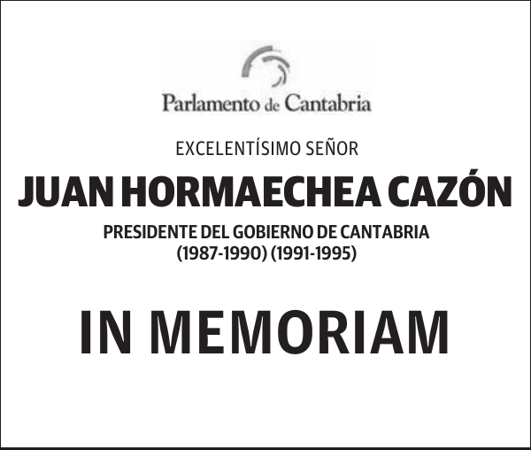 DON JUAN HORMAECHEA CAZÓN